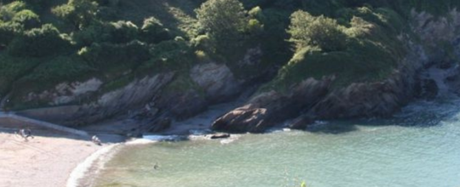Image showing Hele Bay Beach and Hillsborough in Ilfracombe North Devon