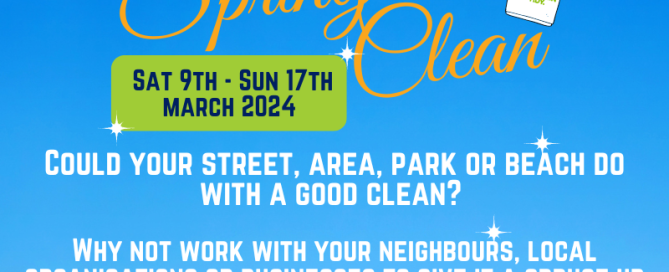 Image of a poster promoting The BIG Ilfracombe Spring Clean