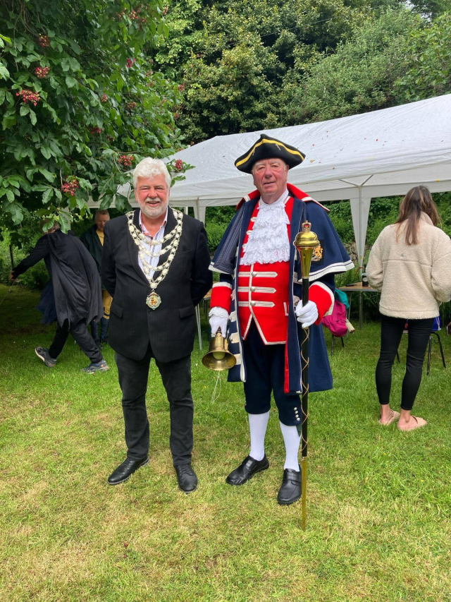 Mayor and Town Crier at Lee Spring Fair 2025